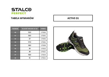 Półbuty ACTIVE O1 PERFECT STALCO